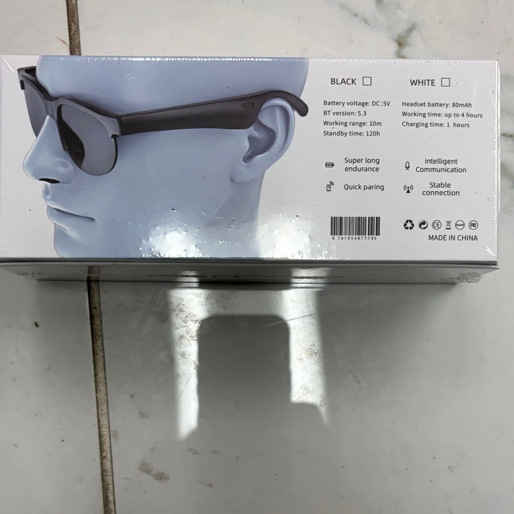 Wireless Audio Glasses - Black